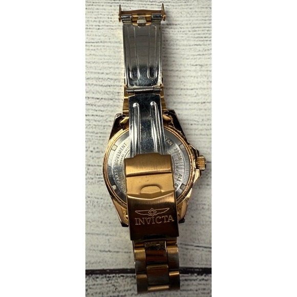 Invicta Pro‎ Diver Gold Tone Women\'s Watch with Diamonds Stainless Steel
